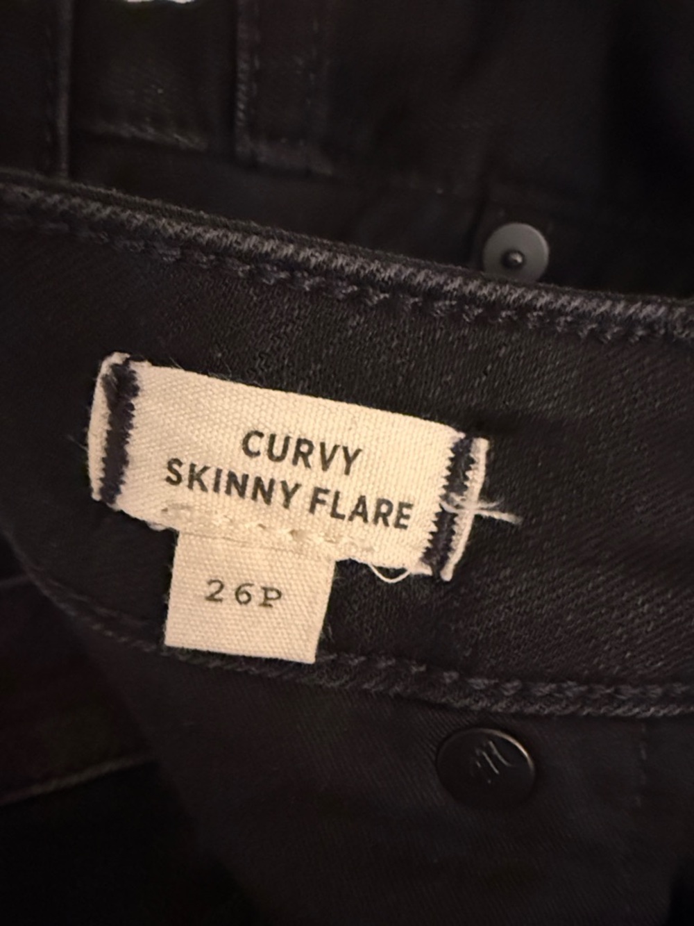 Madewell curvy skinny flare size 26p